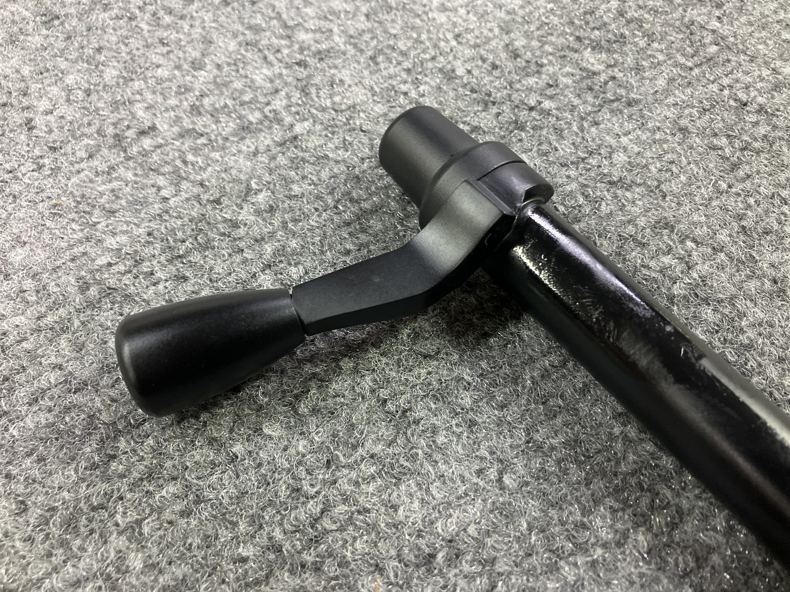 Remington 700 bolt with PTG teardrop knob installed on a threaded handle